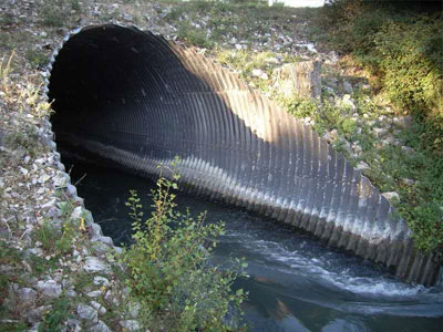 corrugated structural steel plates culvert