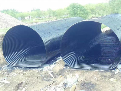 galvanized corrugated structural plate horseshoe pipe arches