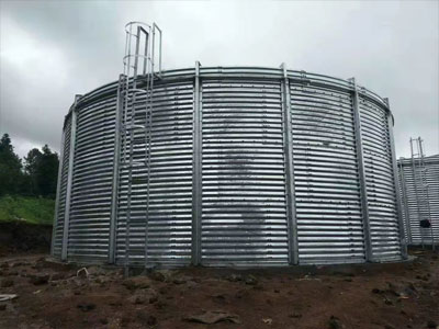 large storage grain bins barn granary silo corrugated steel plate sheet assemblied