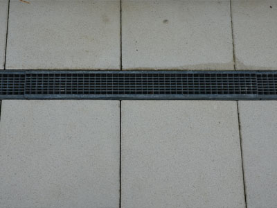 slotted corrugated steel pipe drain inlet with heel guard mesh